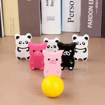 

New Style Wooden Animal Cartoon Building Toy Stacking Height Kids Balance Puzzle Toy Learning & Education Puzzle Toy