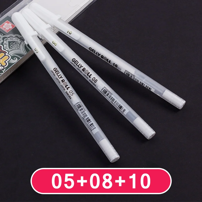 Сакура креативный высокий свет ручка для рисования DIY картина Акварельная комикс ручная роспись маркер для выделения ручки для школы поставка XPGB - Цвет: 3pcs 05-08-10