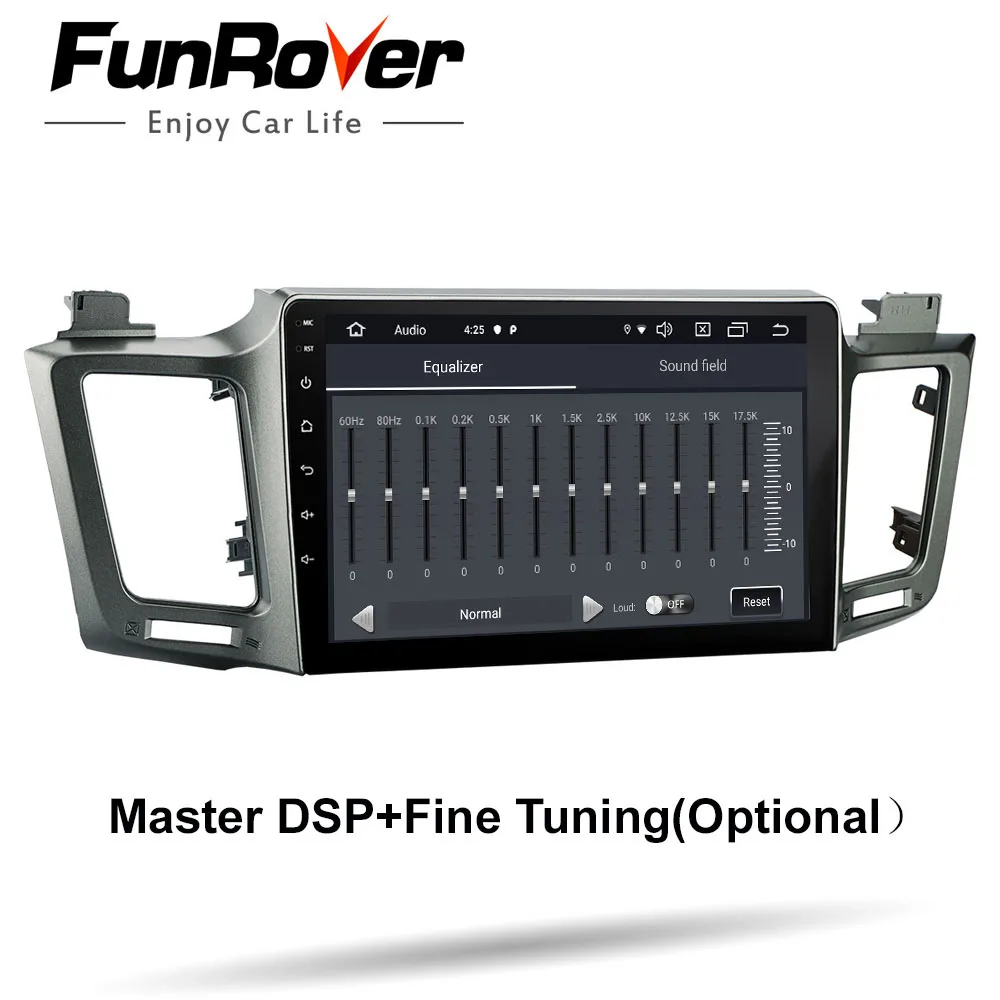Funrover android 9 0 2.5D + IPS автомобильный Радио мультимедийный плеер головное устройство