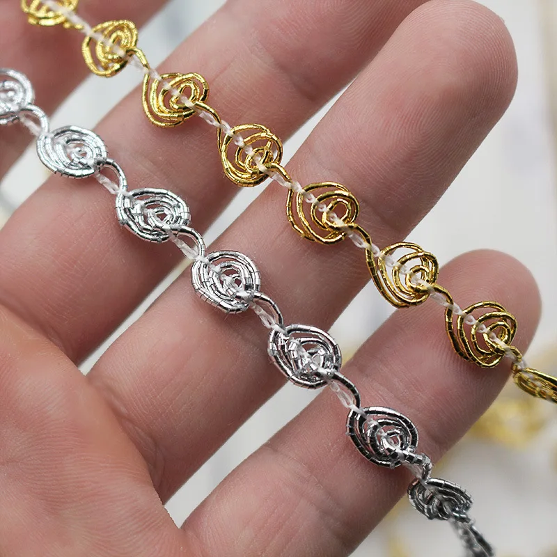 1M-Latest-Gold-Lace-Fabric-Applique-Lace-Ribbon-0-8cm-Guipure-Silver-Lace-Fabric-Laces-Collar (4)