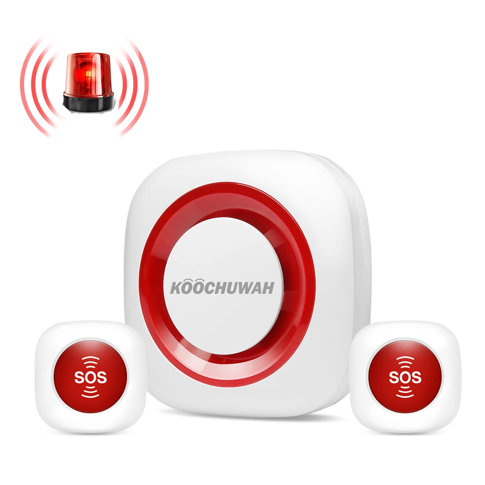 Wireless SOS Panic Button Alarm System Emergency Help Alarm System Security Home for Old People Disable 90db Loud Sound Alarm Wireless SOS Panic Button Alarm System Emergency Help Alarm System Security Home for Old People Disable 90db Loud Sound Alarm