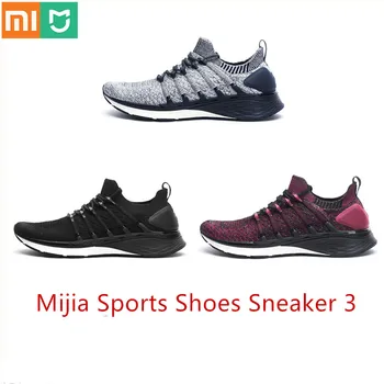 

XiaoMi Mijia Xiaomi Shoes 3 3th Men Sport Sneakers Comfortable Breathable Light Shoes sneaker 3 Outdoor Sports Goodyear Rubber