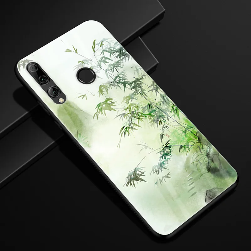 52 Для Huawei Honor 10i чехол Honor 10i PC Пластиковый стеклянный чехол для телефона черный ТПУ бампер чехол для Huawei Honor 10i HRY-LX1T 10 i чехол - Цвет: 52