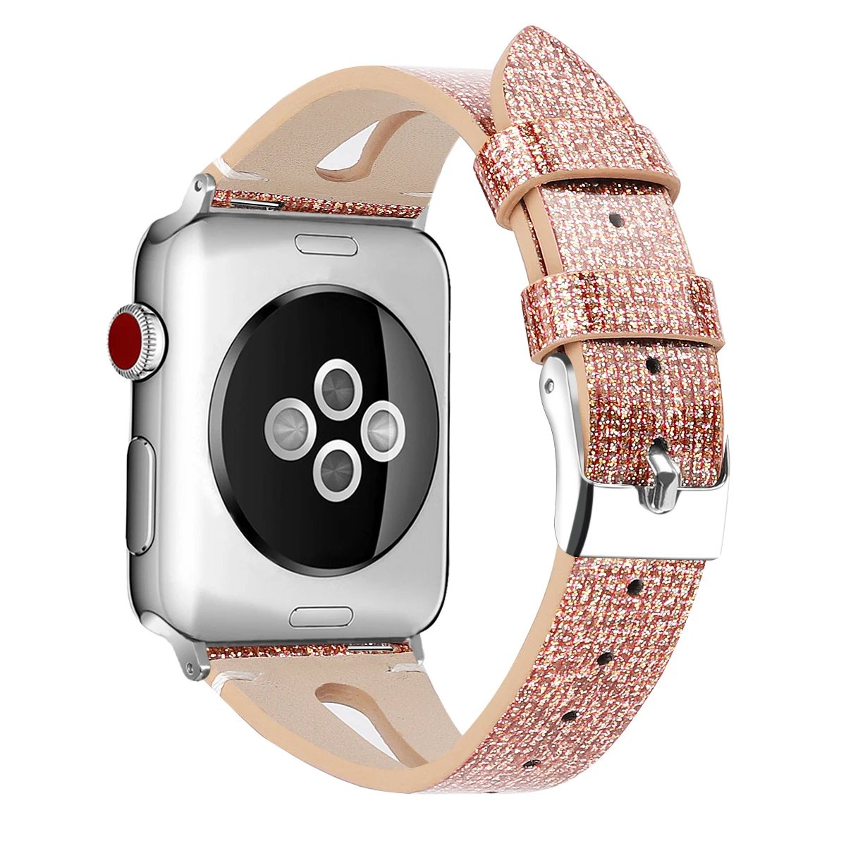 Ремешок для часов кожаный ремешок для Apple Watch, 38 мм, длина-44 мм, кожаный ремешок браслет Сменные Ремешки для наручных часов Iwatch серии 4/3/2/1 браслет 83004