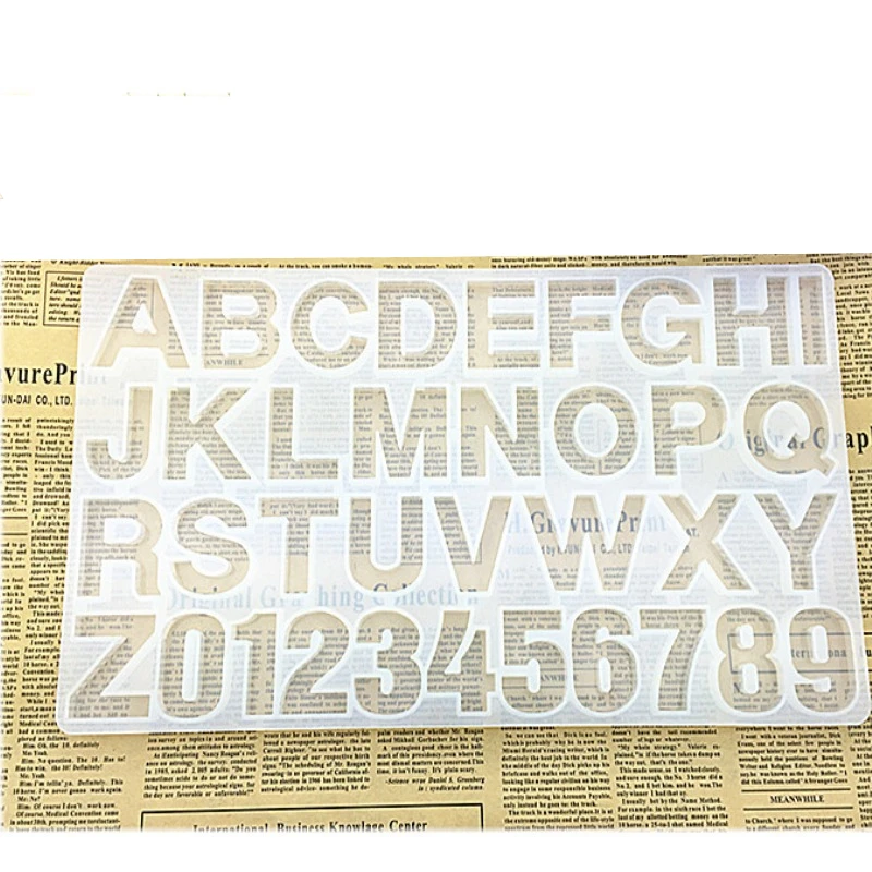 Aomily 3D буквенно-цифровые цифры форма силиконовая форма для ручной работы форма для шоколада, для печенья кухонный торт выпечка украшения инструменты