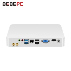 BEBEPC – Mini PC Windows 10, Intel Core i7 4500u/i5 4200u/3317U, DDR3L, wi fi, HDMI, 6 ports USB, ordinateur de bureau, HTPC 