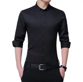 

2020 spring new men's cotton long-sleeved shirt maa1 clothing youth slim casual shirt shirt men's clothing 187DY-8