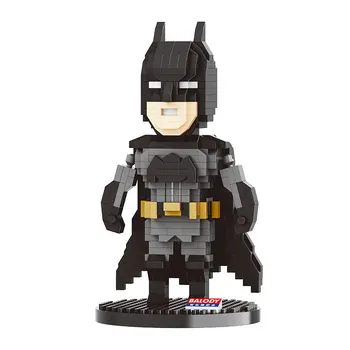 

Batmaned Mini block Super Hero Action Figures Spiderman Captain America The flash Mini Building Block Toy For Kids 596pcs Bricks