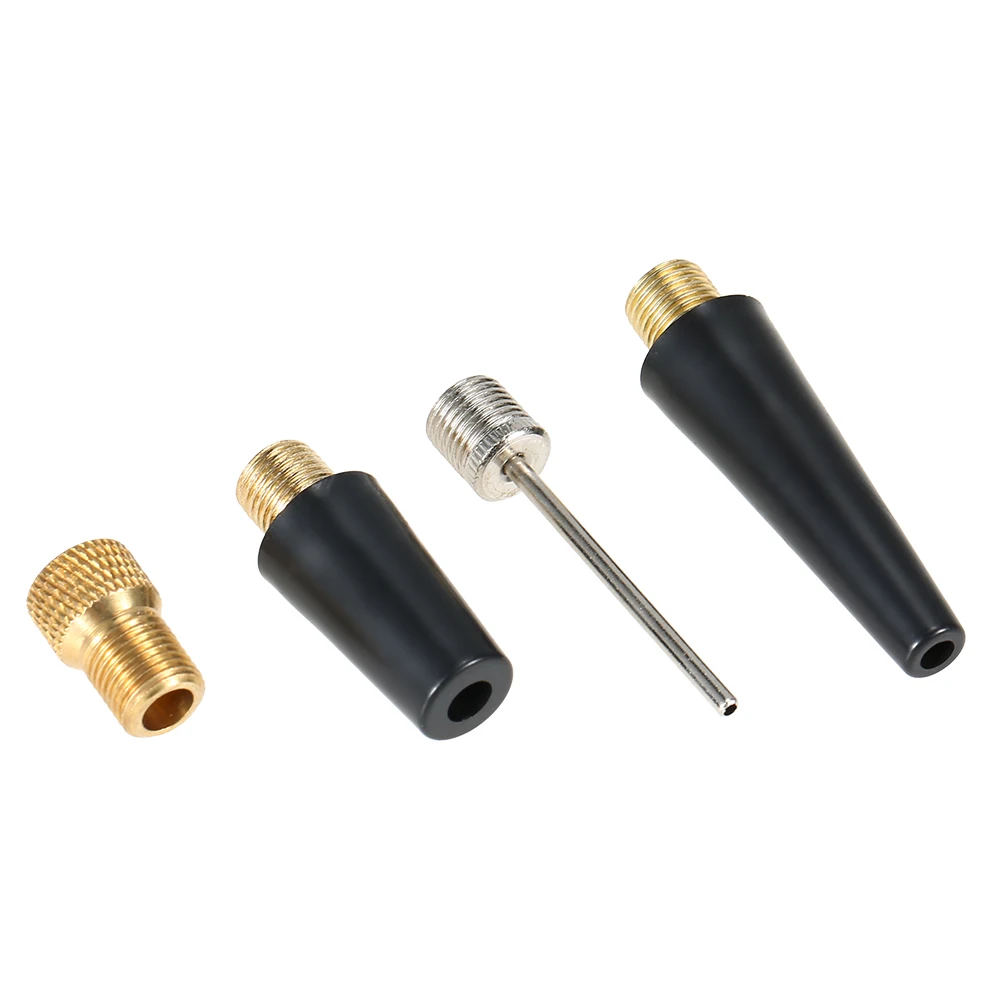Sport Ball Inflating Pump Ball Inflating Pump Ball Inflating Needle Ball Inflating Nozzle Lixada 4 PCS Needle Nozzle Adapter Kit Ball Inflation Pump Needle Valve Adapter Kit Ball Pump Bike Tire Inflating
