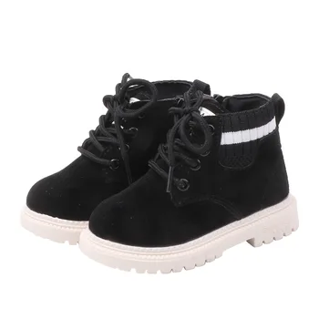 

Children Leather Single Boots New Casual Soft Children Baby Toddler ShoesFor Girls Boys Kids Fashion Martin Boots Shoes