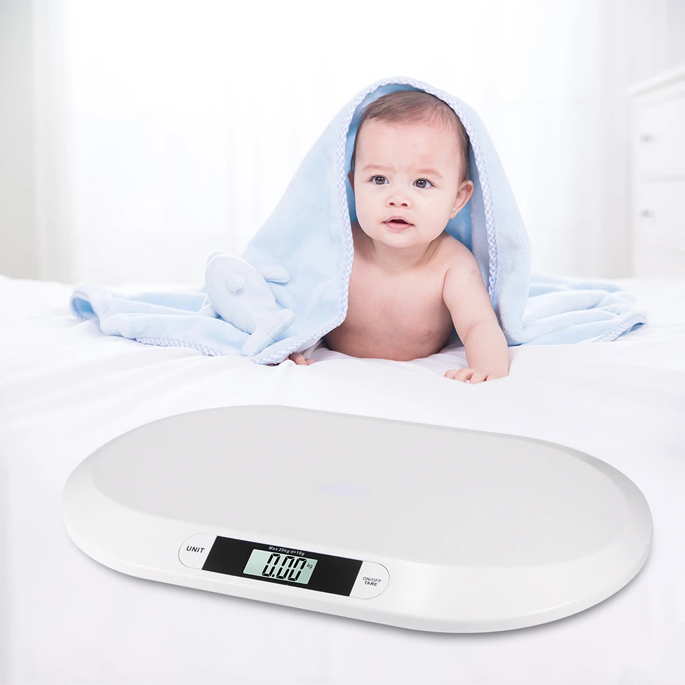 Электронные весы для младенцев с ЖК-дисплеем до 20 кг | Мать и ребенок