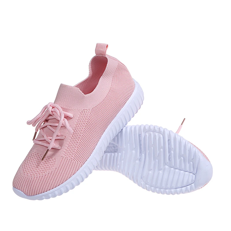 Sneakers Shoes 2022 Spring Fashion Lace Up Platform Women's Shoes Summer Plus Size Flat Mesh Sports Shoes Woman Vulcanize Shoes