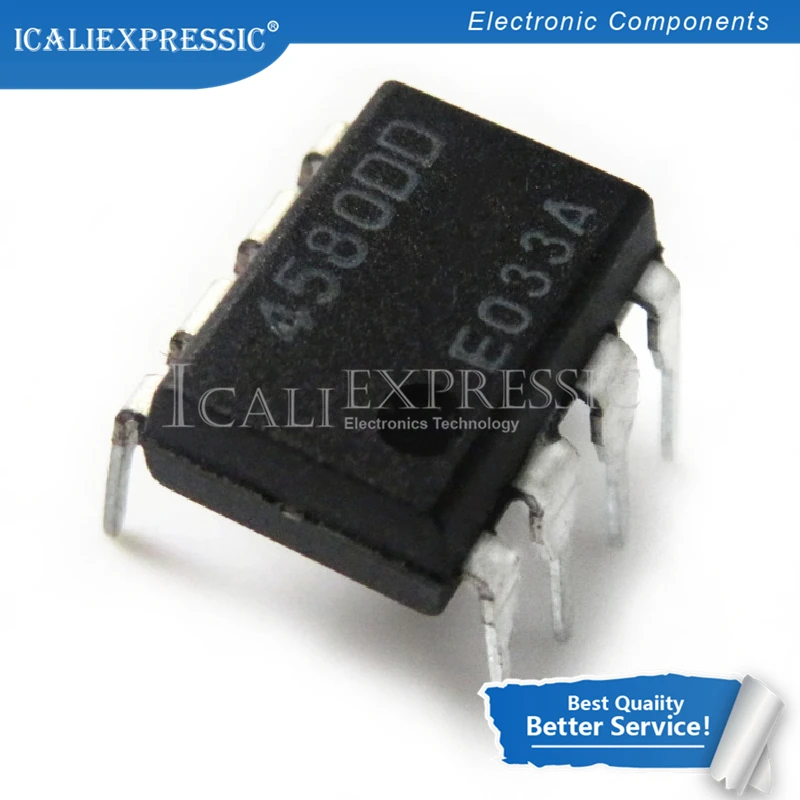 10 шт. NJM4580D JRC4580D JRC 4580D DIP-8 в наличии | Электронные компоненты и принадлежности