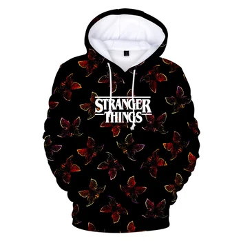 

Hot Sale Men's Hoodie Stranger Things Season 3 Sweatshirt Tv Series Stranger Things 3d Printing Warm Pullover Teenage Clothes