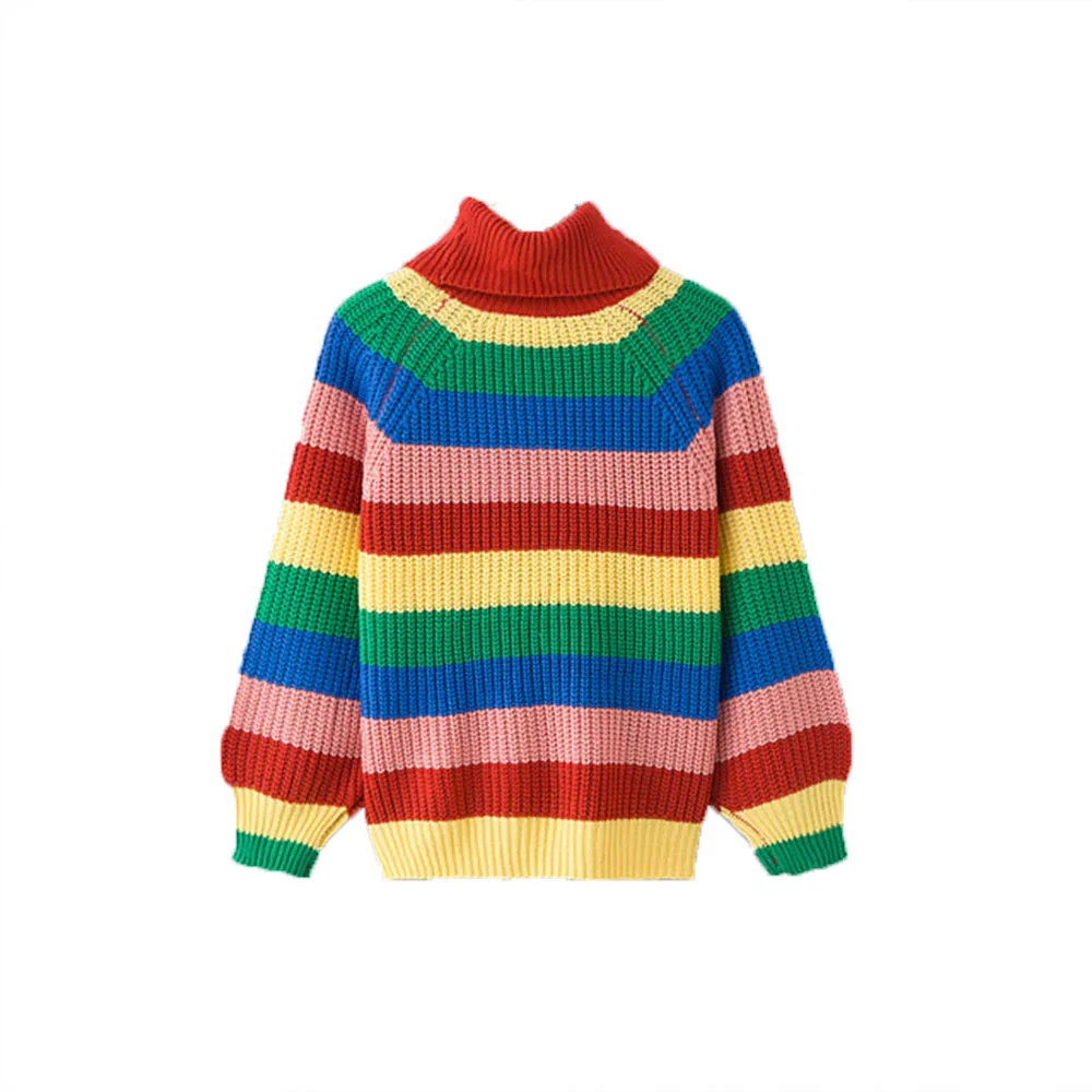 Women Sweaters 2019 Winter Women's Color Striped Knit Pullover Women Sweater Long Sleeve Women Clothes Harajuku Cute Sweater Women Sweaters 2019 Winter Women's Color Striped Knit Pullover Women Sweater Long Sleeve Women Clothes Harajuku Cute Sweater