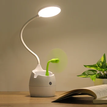 

Creative Pen holder eye Desk Reading Light Foldable Rotatable LED Table Lamp Charging dormitory learning Night Lamp