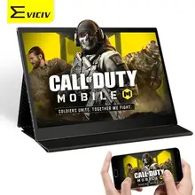 EVICIV 13,3 Zoll 10 Punkt TouchScreen Tragbare Monitor 60Hz 16:9 Typ C 1080P FHD Display Spielen Mobilen Anruf von Duty In Großen Bildschirm