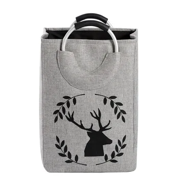 

Fabric Laundry Basket EVA Large Kids Toy Storage Dirty Clothes Organizer Storage Baskets Box Sundries Bathroom Sorter Portable