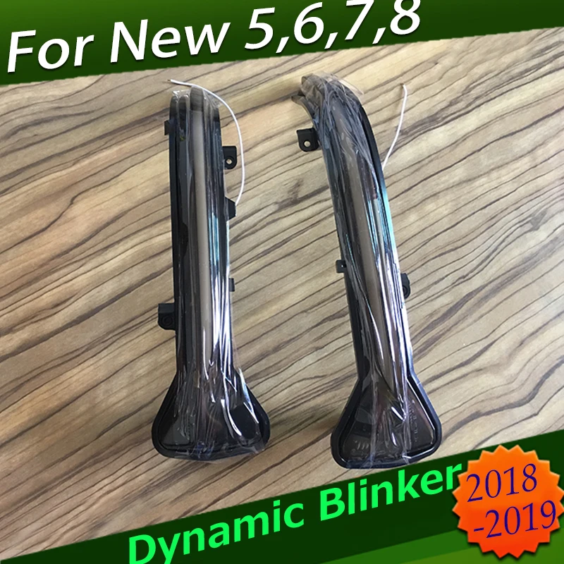 Светодиодный динамический поворотник для BMW 5 6 7 8 3 2019 LHD G38 G12 G20 G30 G31 G32 G14 G15 G16 G11 M5 F90