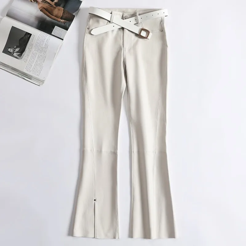 Рисунок 4 - Модные женские эластичные брюки из натуральной кожи