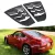 ChuangQian Black ABS Quarter Side Window Жалюзи Оконный Козырек Солнцезащитный Козырек Крышка Вентиляционное Отверстие для Nissan 350Z 2003 2004 2005 2006 2007 2008