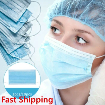 

Top quality DHL Womens Mens Kids 3 Layers Filter Profession Anti Virus Earloop Mask Mascarillas 12 Hours Fast Shipping In Stock