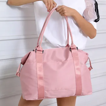 

Fashion & Sports Bag 2019 New Style Leisure Bag Travel Shoulder Bag WOMEN'S Bag Large Capacity Hand Gym Bag