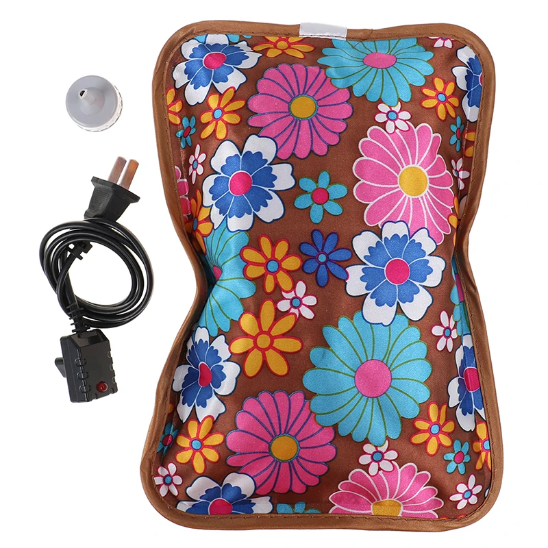 1pc Rechargeable Electric Hot Water Bottle Hand Warmer Heater Bag For Winter Hot Water Bottles