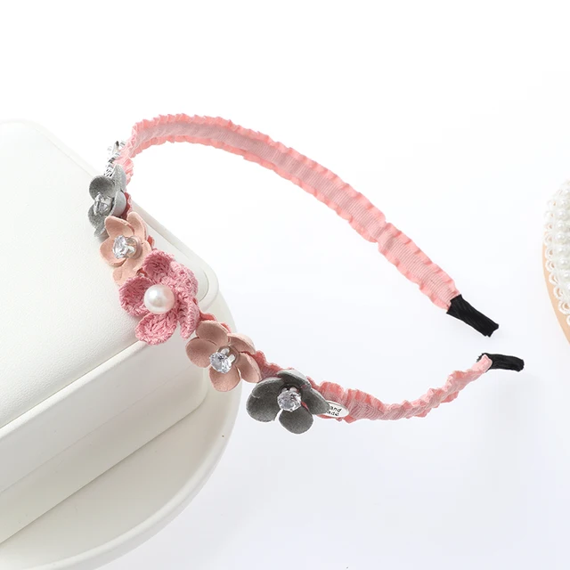 Cute girl hairbands bow Hair bands headwear with tooth non-slip hair band hair accessories Korean girl baby hair band Headdress style-6