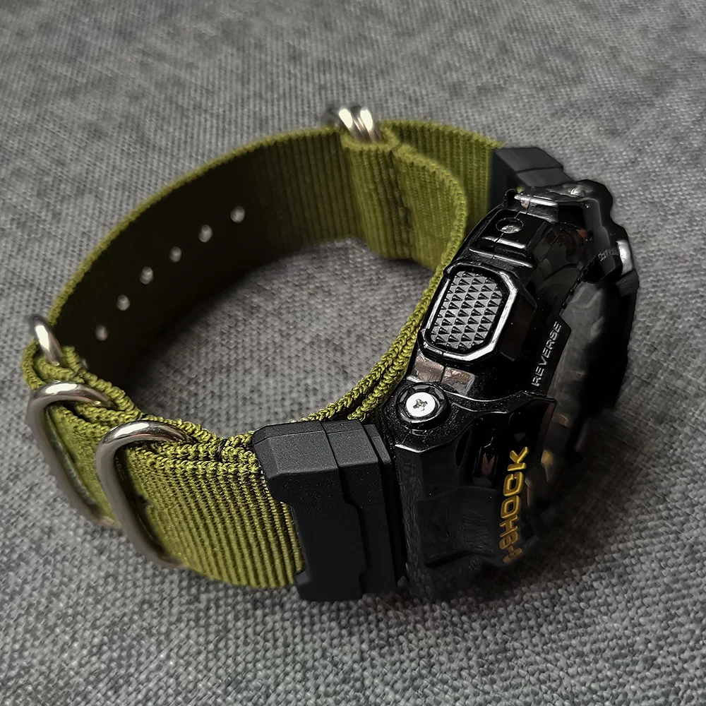 Нейлоновый ремешок для наручных часов с оптическими зумом Casio G-SHOCK GA-110/100/120/150/200/400
