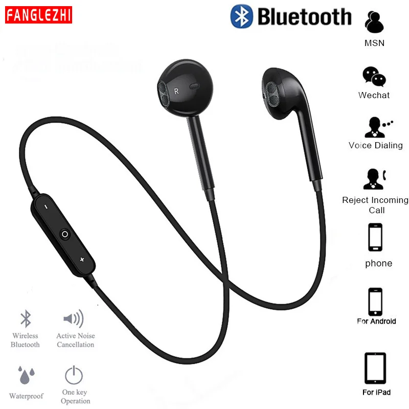 

Wireless Earphones Sport Bluetooth Earphone with Mic Music Earbuds Headset Handsfree For iPhone Samsung For Huawei For Xiaomi
