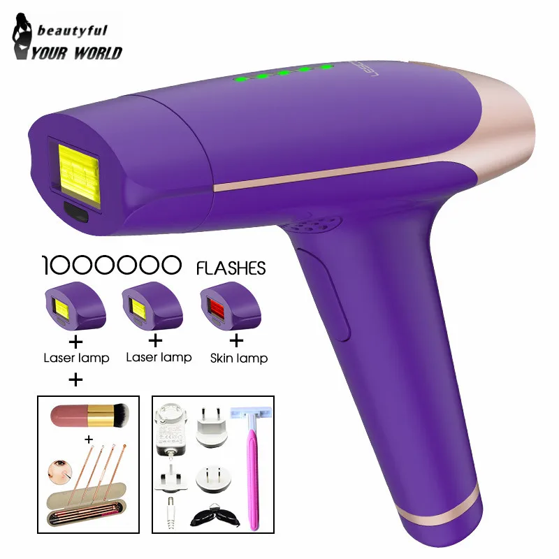 1000000 flash professional permanent IPL epilator laser hair removal