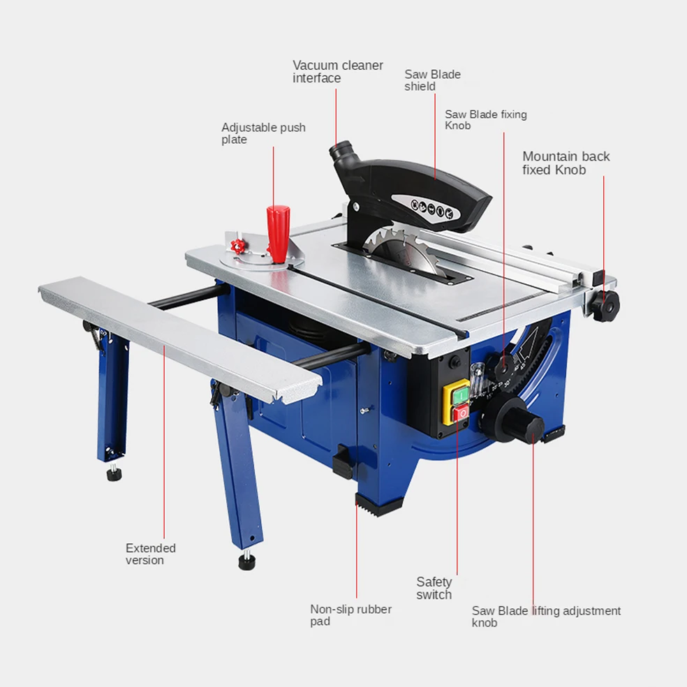 Wood Sliding Table Saw 0-45 Degree 
