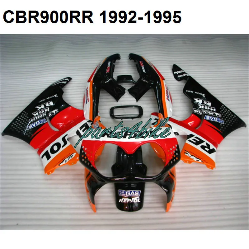 Обтекатели комплект для CBR900RR 893 CBR893RR 1992 1993 1994 1995 красный черный CBR 893 92 93 94 95 заменить обтекатель NF06