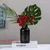 B2 Nórdico искусственный Rosa ramo jarrón conjunto de mesa de salón hogar Decoracion de oficina - Цвет: B2
