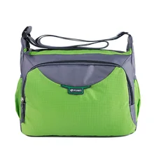 Горячая корейский стиль стиль водонепроницаемый Оксфорд спортивная Большая Сумка через плечо женская сумка импортные товары оптом