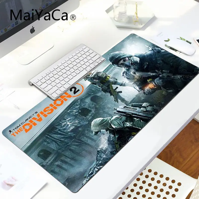 MaiYaCa простой дизайн подвеска Tom clancys отдел 5 клавиатура коврики для игровой мыши большой Lockedge Мышь pad PC компьютерный коврик