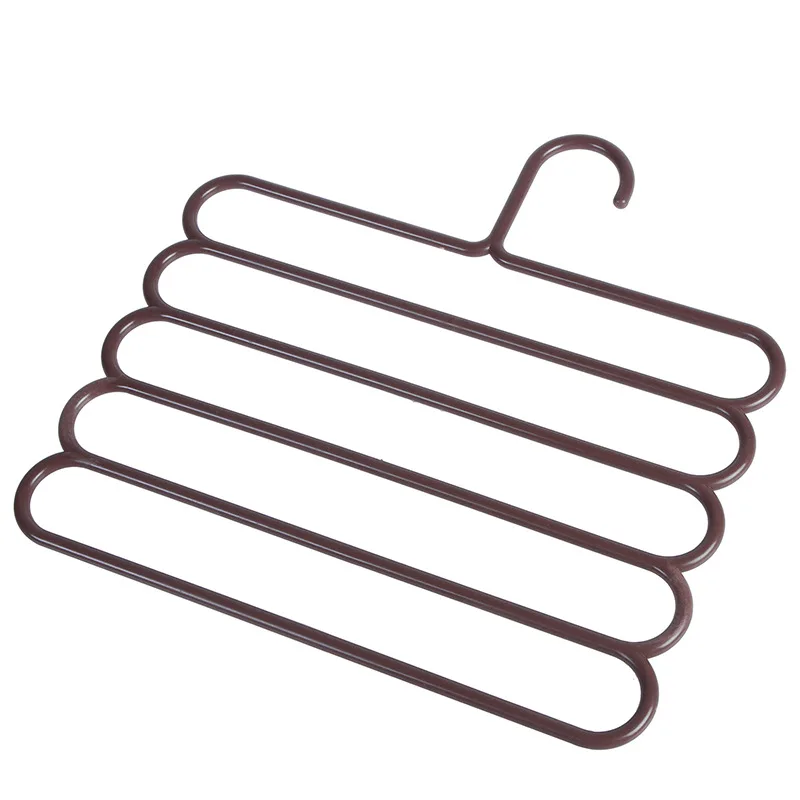 

2019 Hot Sale Save Space Cabinet Pants Tie Scarf Storage Rack Folding Magic Hangers For Clothes Outdoor Closet Organizer