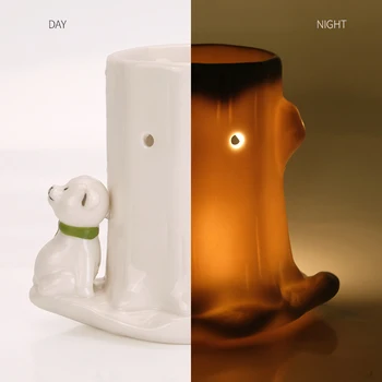 

Bedroom Ceramic Incense Burner Holder Candle Aroma Lamp Zen Decor Censer Meditation Porcelain Quemador De Aceite Esenciales L
