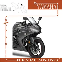 Teng поклонение для YAMAHA YZF-R3 R25 YZF R3 YZF R25 YZFR25- мотоциклетная фара Защитная крышка Щит экран Лен