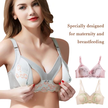 

Maternity Underwear Bra Bra Breastfeeding Underwear Gathering During Pregnancy Anti-sagging Breastfeeding Bra Unbuttoned Front