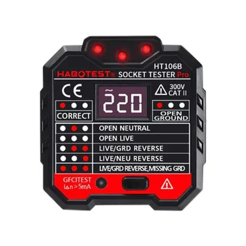 

Professional RCD Leakage Switch Detector Socket Tester with LCD Screen WWO66