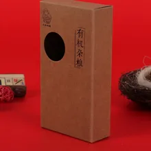 Матовая ламинированная упакованная в Пользовательскую коробку с окном, печатная крафт-бумага Защитная упаковочная коробка- PX11395