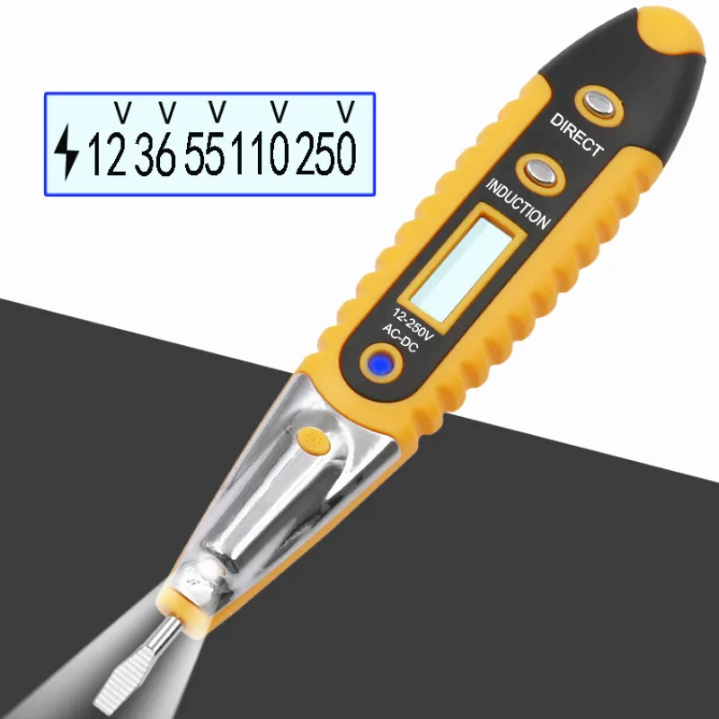 Контактный тестер ручка 12 220 В детекторы напряжения переменного тока измеритель