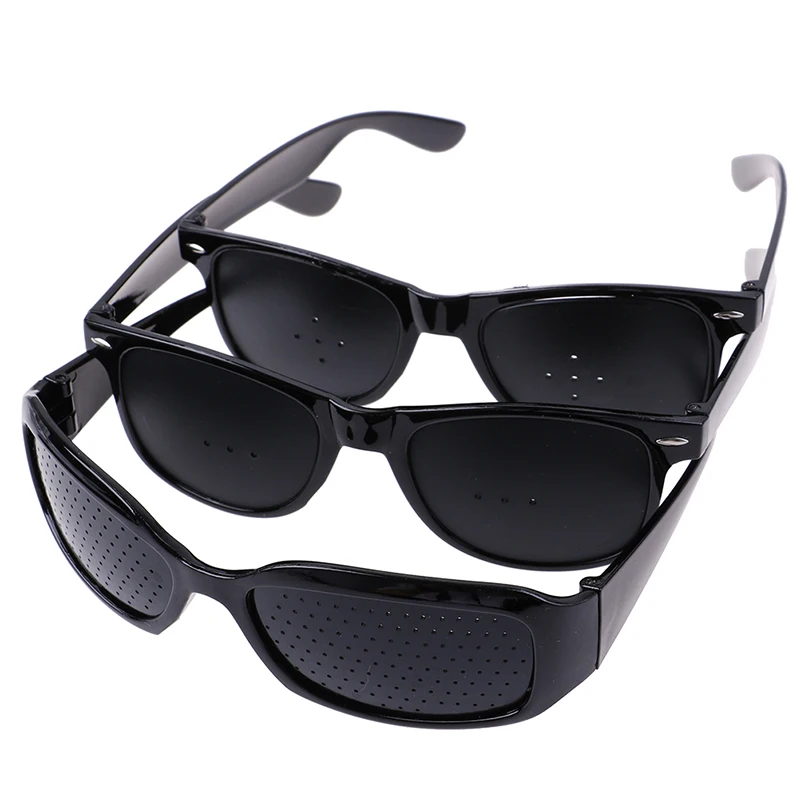 Eye Massager 3Styles Plastic Natural Healing Unisex Vision Care Pin Hole Eyeglasses Glasses Eye Exercise Eyesight Improve