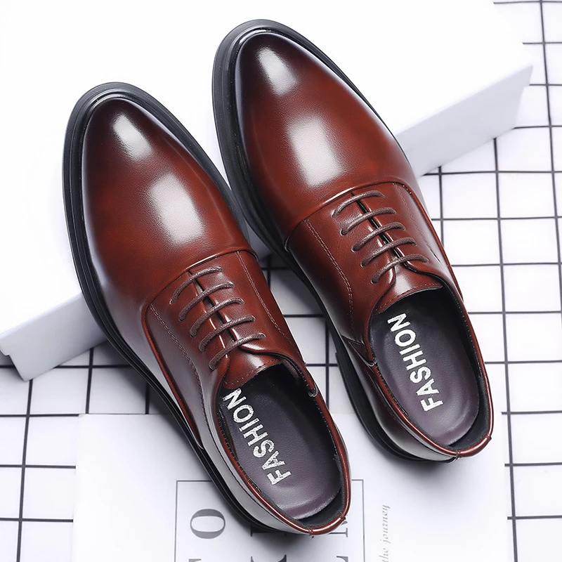 mens casual dress shoes black