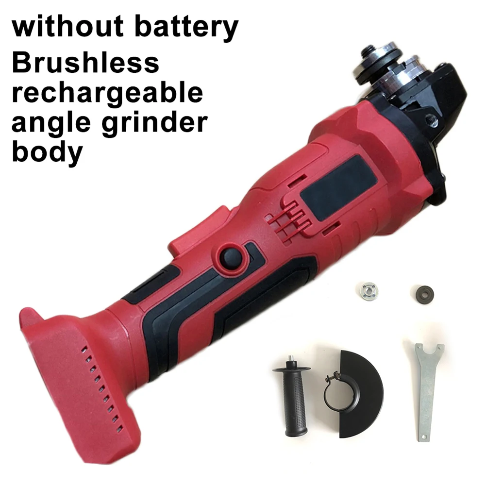 

100mm 18V Brushless Wireless Impact Angle Grinder Head Tools Kit Without Battery Easy To Install And Use