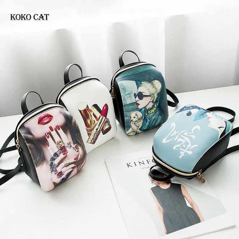 

Kokocat Fashion min Shoulder Bags for Teenager Girls Women Multi-Function Rucksack Diagonal Package Travel Cell Phone Pocket