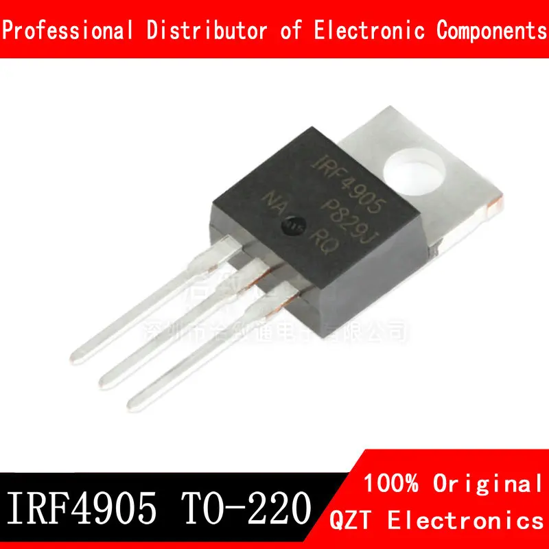 10pcs/lot IRF4905PBF TO220 IRF4905 TO-220 IRF4905P Power MOSFET new original In Stock 100pcs irf520 to 220 irf520n to220 irf520npbf power mosfet