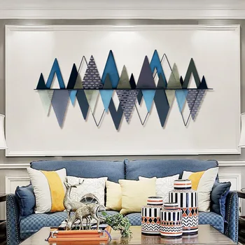 

Modern metal wall decoration Wall hanging of iron art abstract geometric sculpture nordic decoration home room decor
